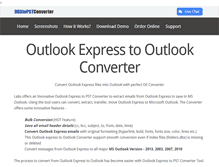 Tablet Screenshot of outlook-express.dbxtopstconverter.com